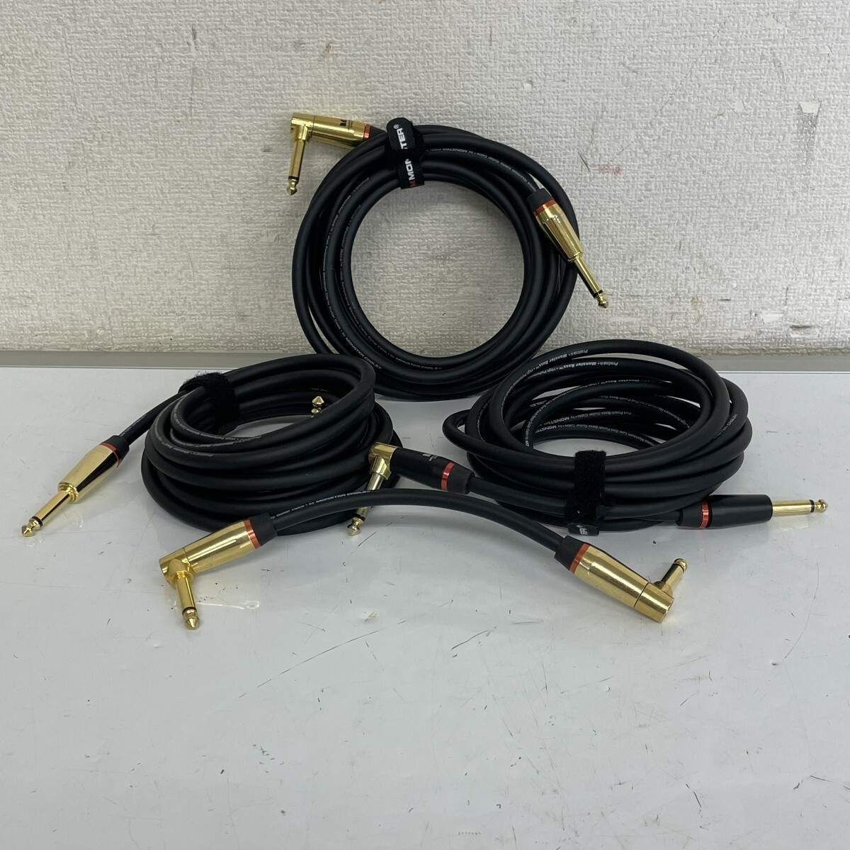 MONSTER モンスター シールドケーブル 3点まとめ+楽器用拍卖