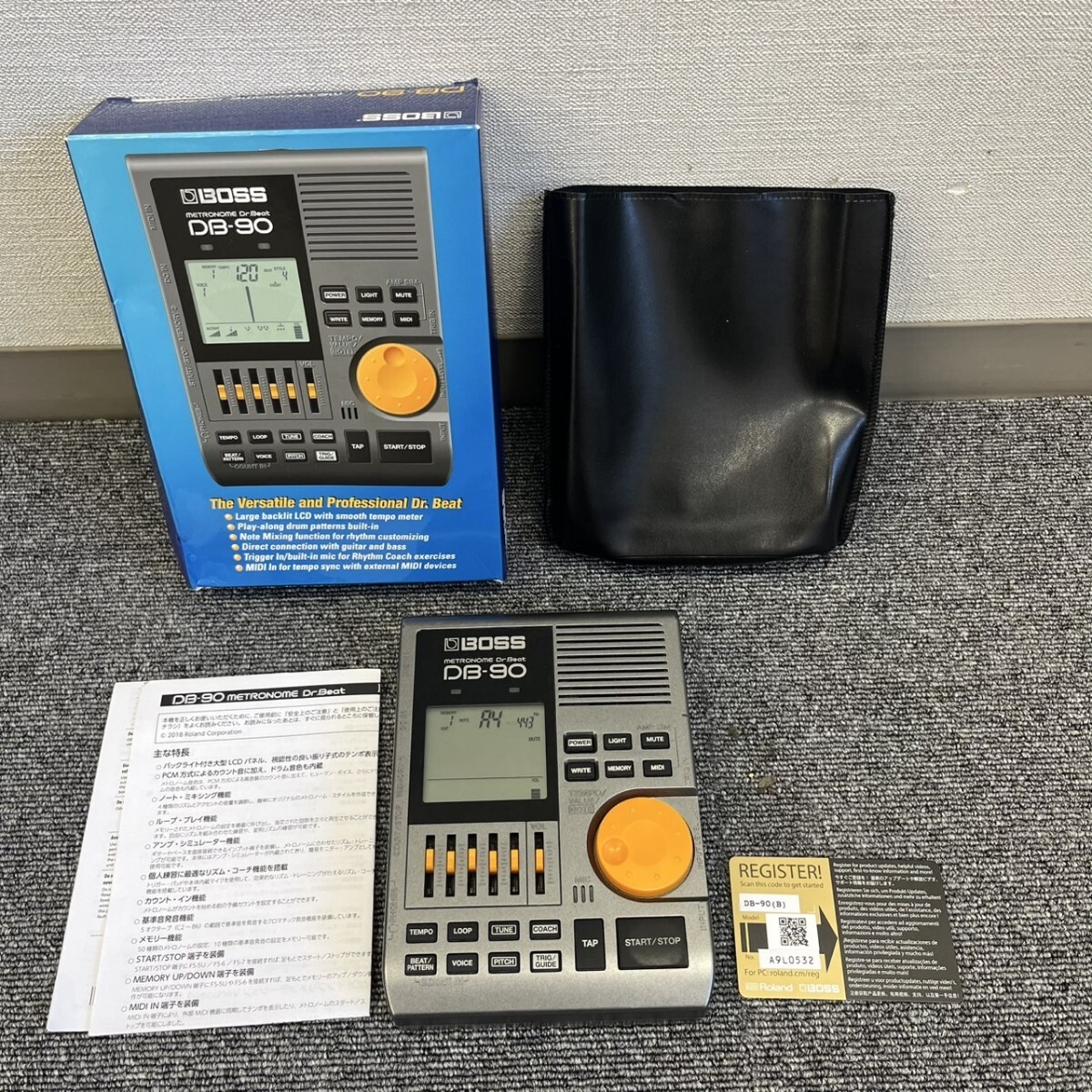 BOSS ボス DB-90 メトロノーム ドクタービート リズムマシン Dr.Beat 電子メトロノーム リズムコーチ 動作確認済み拍卖