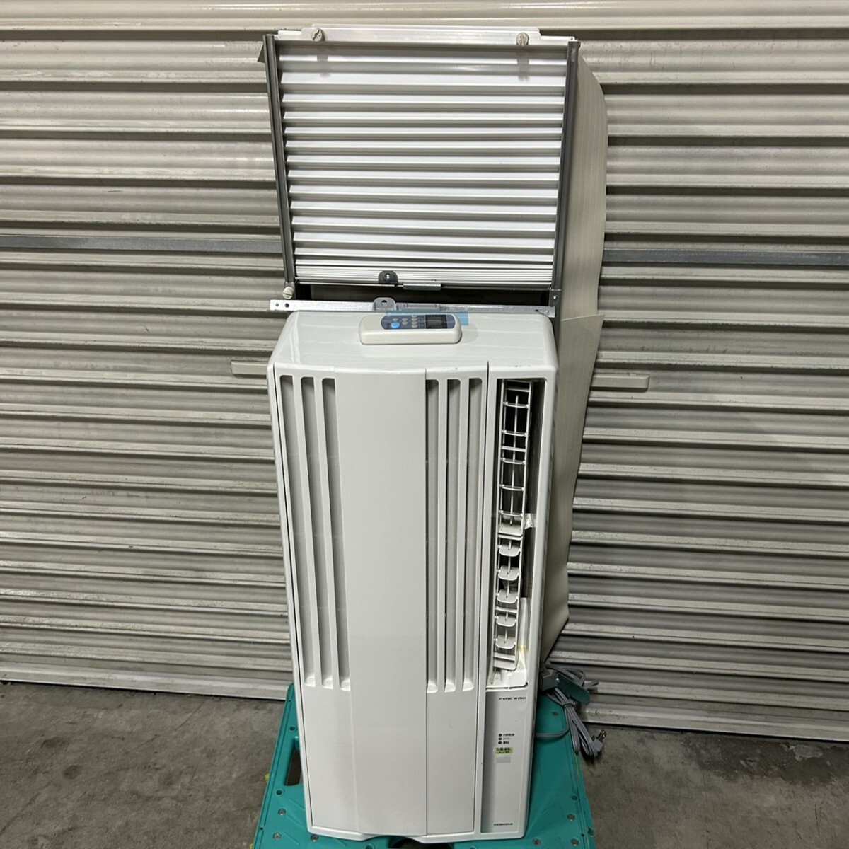 2023年製 CORONA コロナ CW-16A3 ウインド エアコン Relala 窓用 エアコン 冷房専用 除湿 送風 タイマー機能 リモコン付拍卖