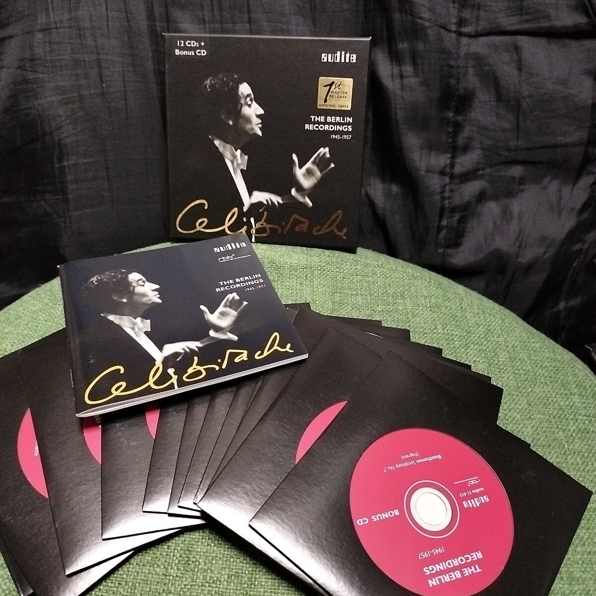 【激烈時代】チェリビダッケのベルリン時代 Celibidache The Berlin Recordings 1945-1957 12CD+Bonus(Beethoven n7 断片) AUDITE 21.423拍卖