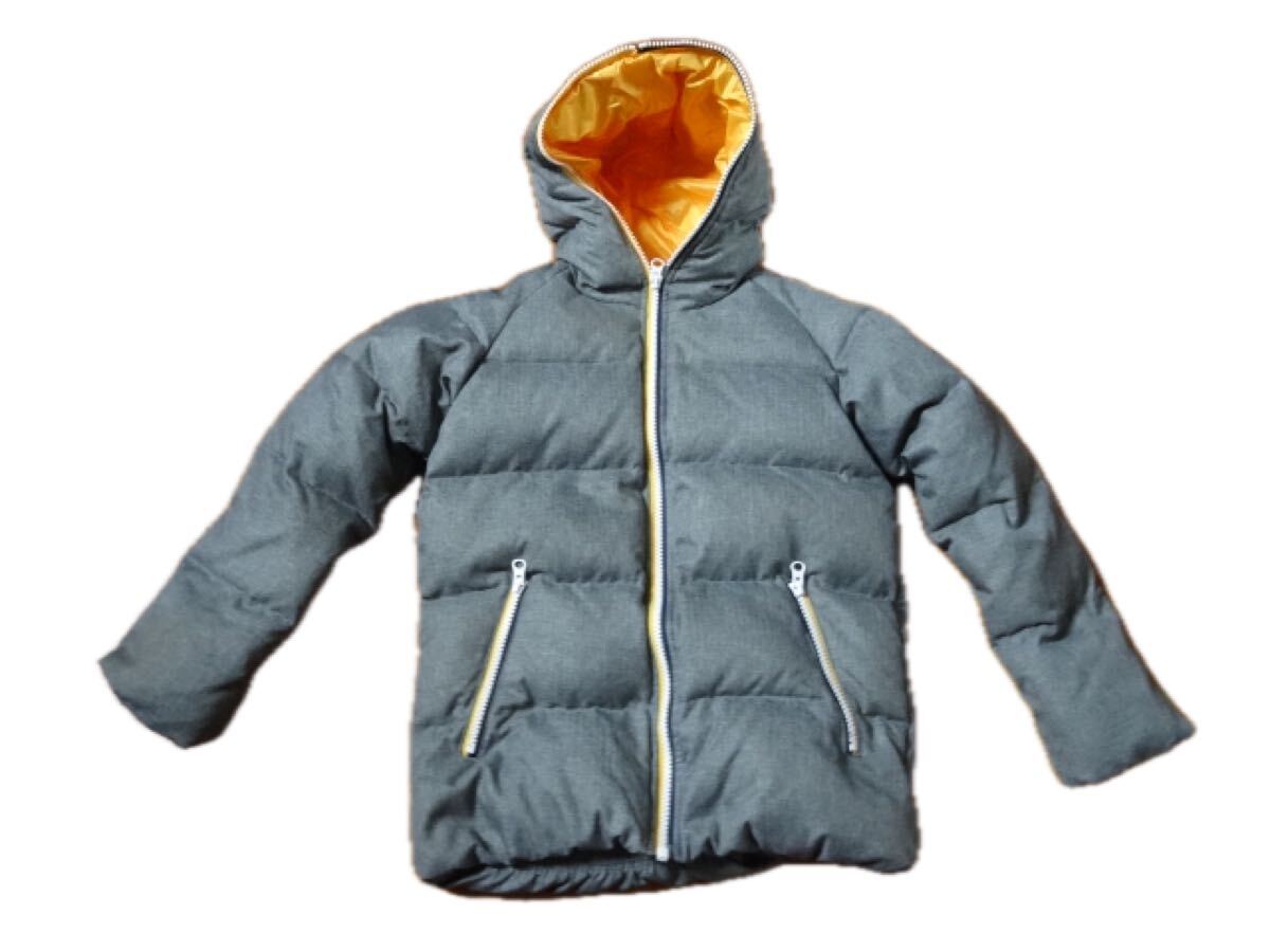 BEAMS ビームス キッズ ダウンジャケット グレー 140拍卖