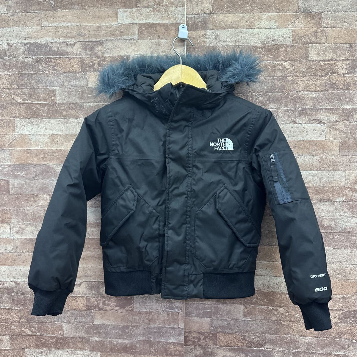 THE NORTH FACE ノースフェイス ダウンジャケット ゴッサム キッズ 子供服 ブラック S拍卖