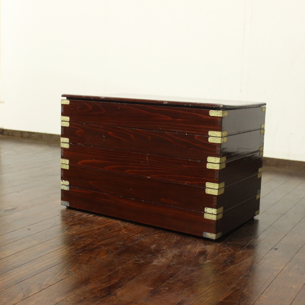 新入荷!レトロ・アンティーク 古い番重五段/蓋付き重ね箱 無垢板菓子屋ソネ古道具収納和家具木箱ウッドトレー和モダン古民藝ばんじゅう拍卖