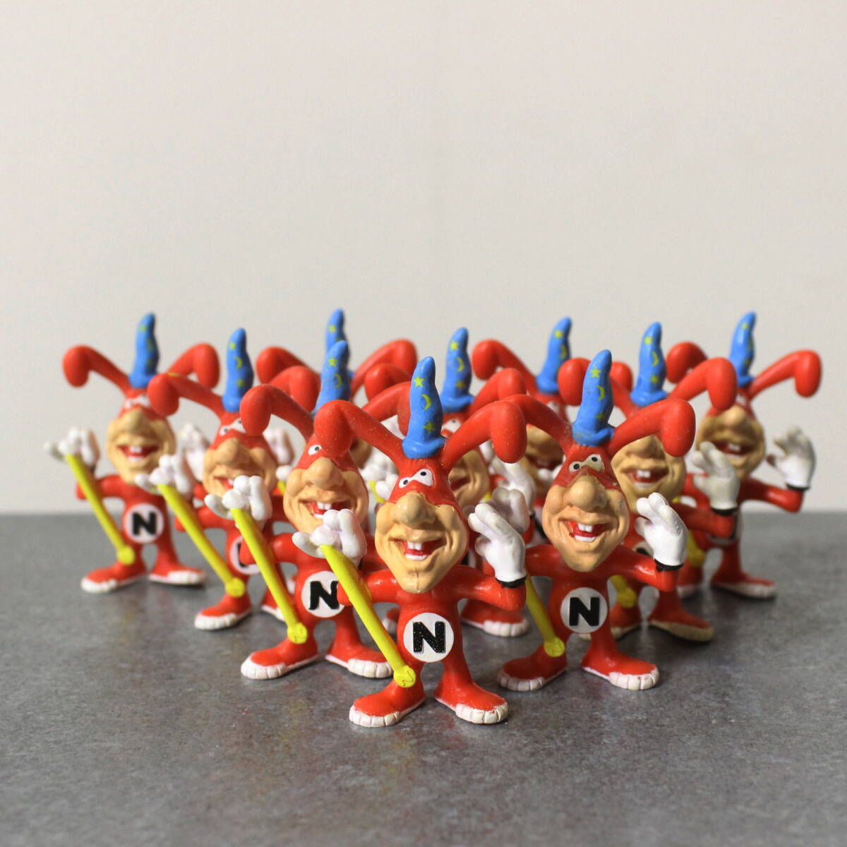 未使用保管品 ドミノピザ ノイド 10個セット ドミノズ PVC フィギュア 企業物 ヴィンテージ マスコット 企業キャラクター 昭和拍卖