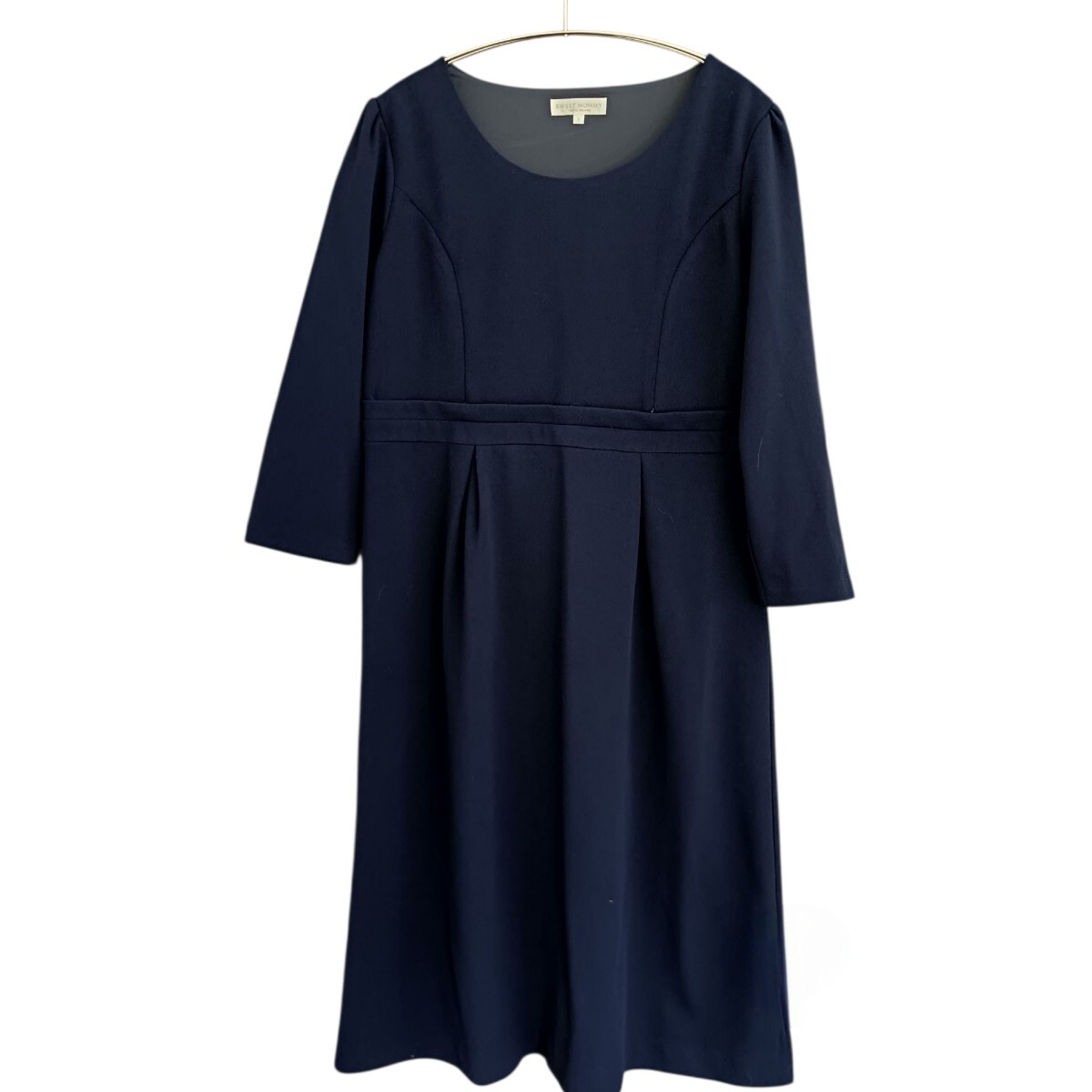 マタニティワンピース Lサイズ フォーマルスーツ 産前産後 授乳服 ストレッチ 拍卖