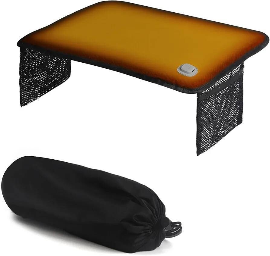 ホットマット 電気座布団  USB充電 電気マット ポケット付き アウトドアホットカーペット  折りたたみ コンパクト 軽量 キャンプ拍卖