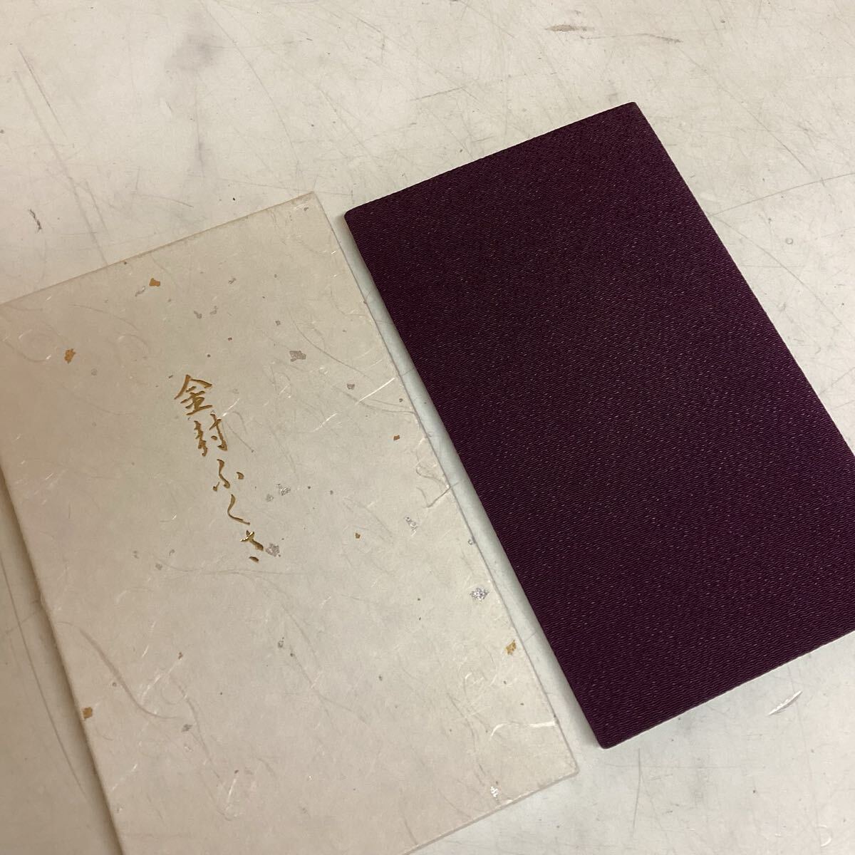 紫 金封ふくさ 慶弔両用 袱紗 日本製 伝統柄 高級感あり(ま12)拍卖