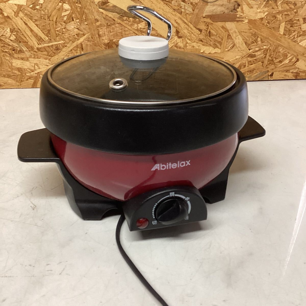 Abitelax ミニグリルパン APN-16G(R) 通電確認済み(ま14)拍卖