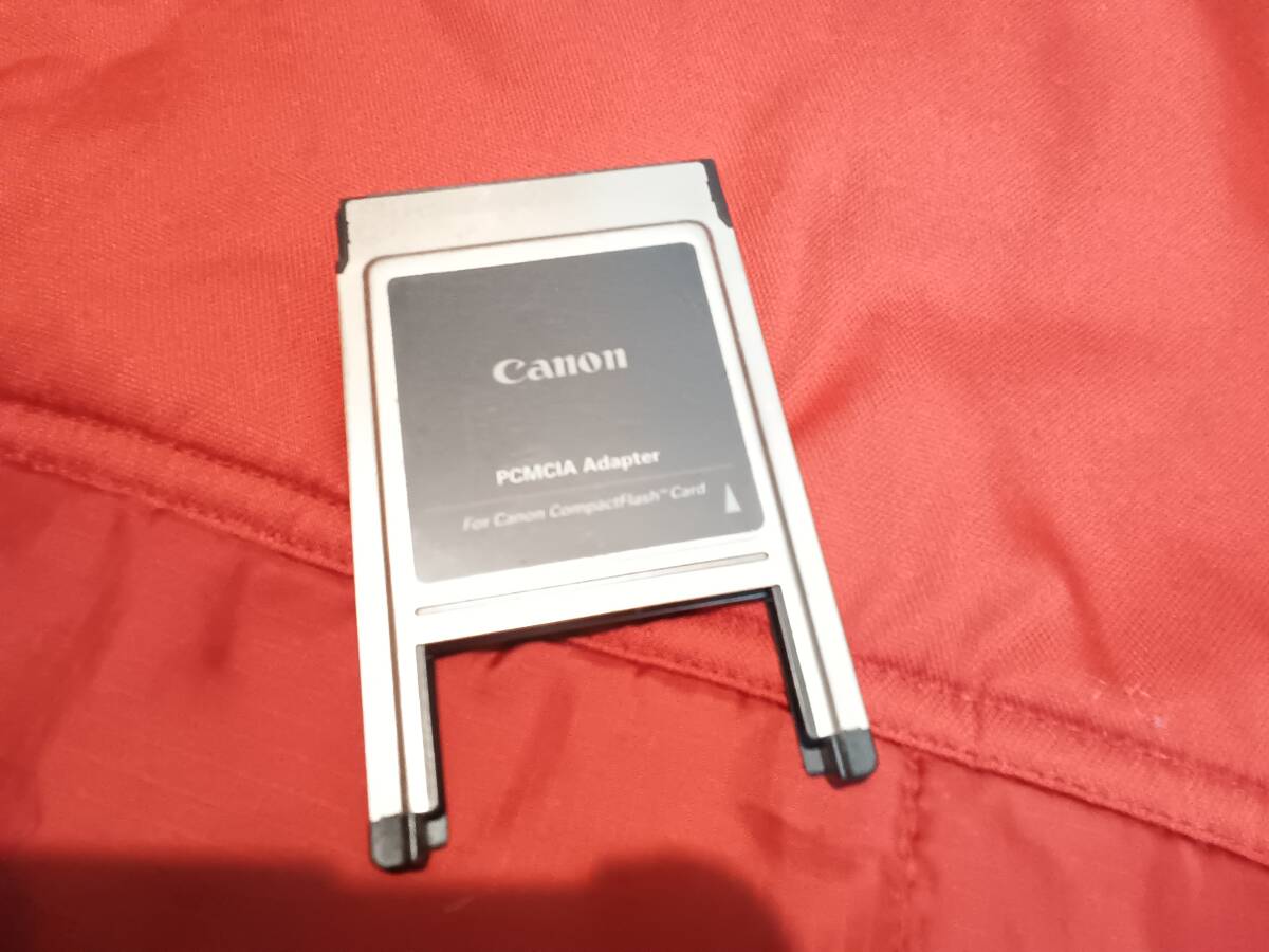 キャノン純正 コンパクトフラッシュ PCカードアダプター 作動確認済み拍卖