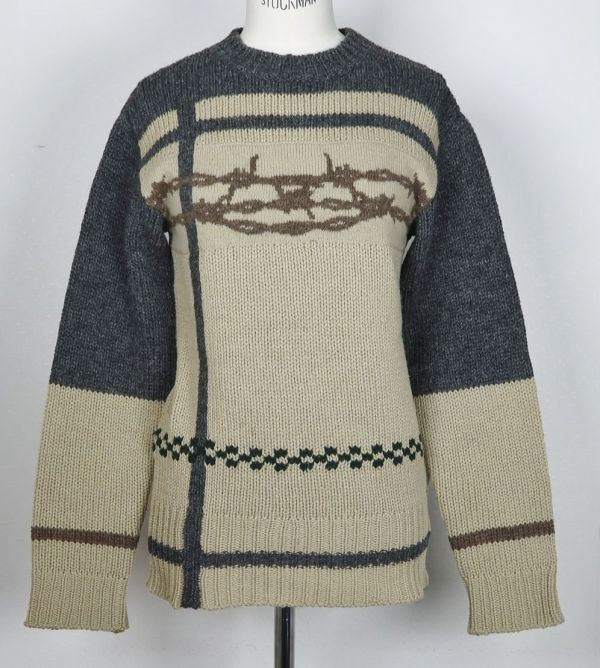 Archive 96AW UNDERCOVER wire sweater アンダーカバー ワイヤー 有刺鉄線 ニット c0064拍卖