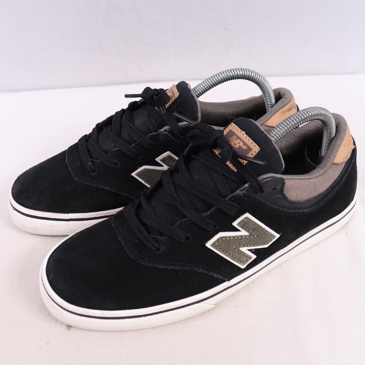 NM254MP ニューバランス 26.0cm/New Balance 黒 ブラック グレー 茶 中古 古着 スニーカー メンズ yy686拍卖