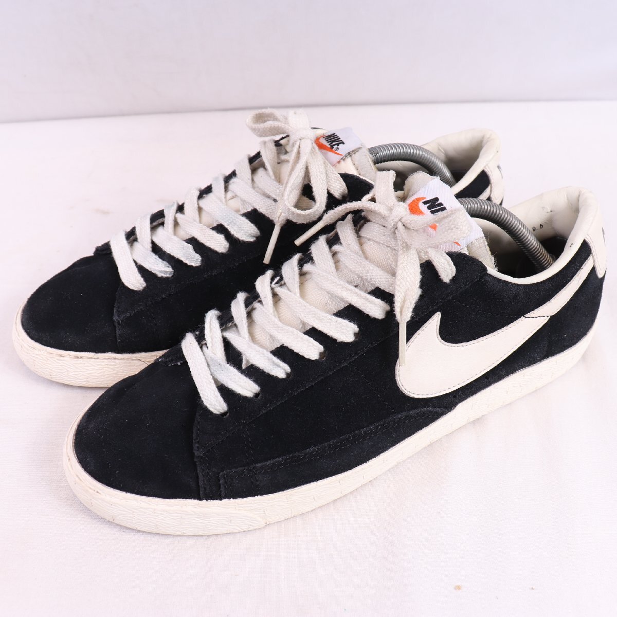 BLAZER LOW PRM VNTG 27.5cm/NIKE ブレザー ロウ プレミアム ヴィンテージ ナイキ 古着 中古 黒 ブラック 白 メンズ スニーカー xx9404拍卖