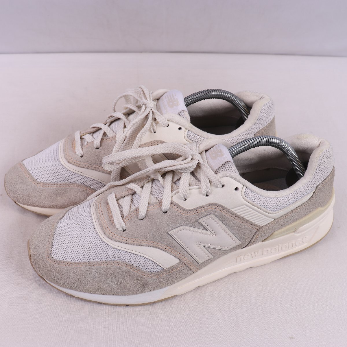 997H ニューバランス 27.5cm/new balance 灰 グレー 白 ホワイト 中古 古着 メンズ スニーカー yy7108拍卖