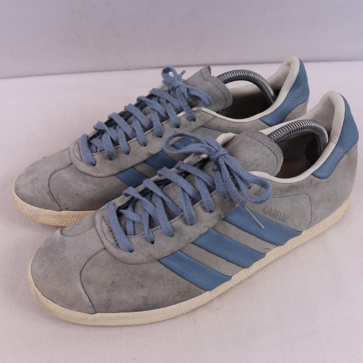 GAZELLE 'Stitch & Turn' 27.5cm/adidas ガゼル ガッツレー アディダス スニーカー スモーキーブルー 中古 古着 メンズ ad6817拍卖