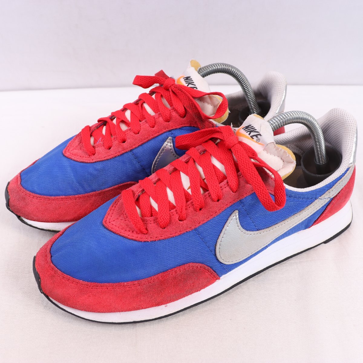 WAFFLE TRAINER 2 SP 27.5cm/NIKE ワッフル トレーナー2 SP ナイキ 古着 中古 青 ブルー 赤 シルバー スニーカー xx9429拍卖