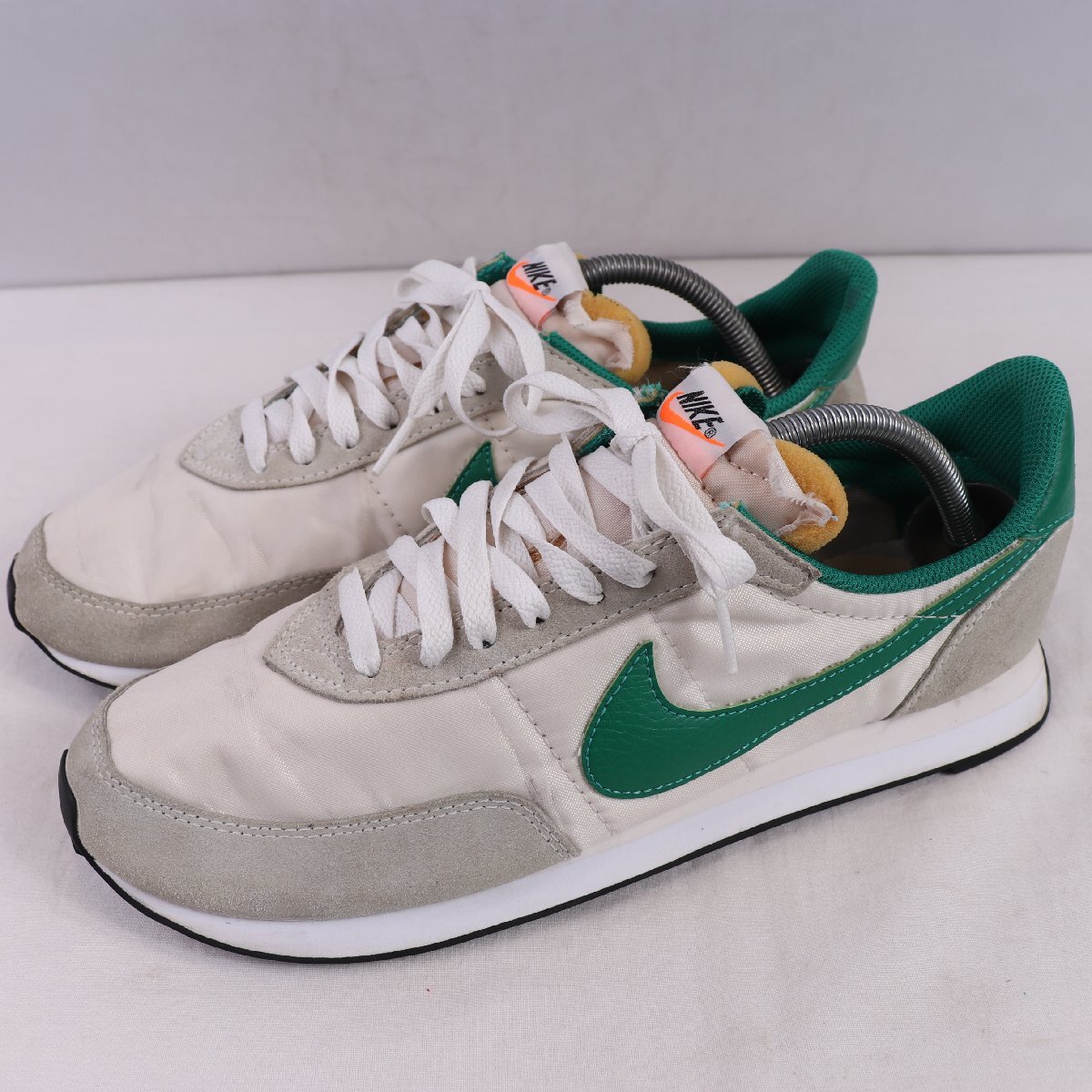 WAFFLE TRAINER 2 PHANTOM 27.5cm/NIKE ワッフル トレーナー2 ファントム ナイキ 古着 中古 白 ホワイト 緑 グレー スニーカー xx9441拍卖