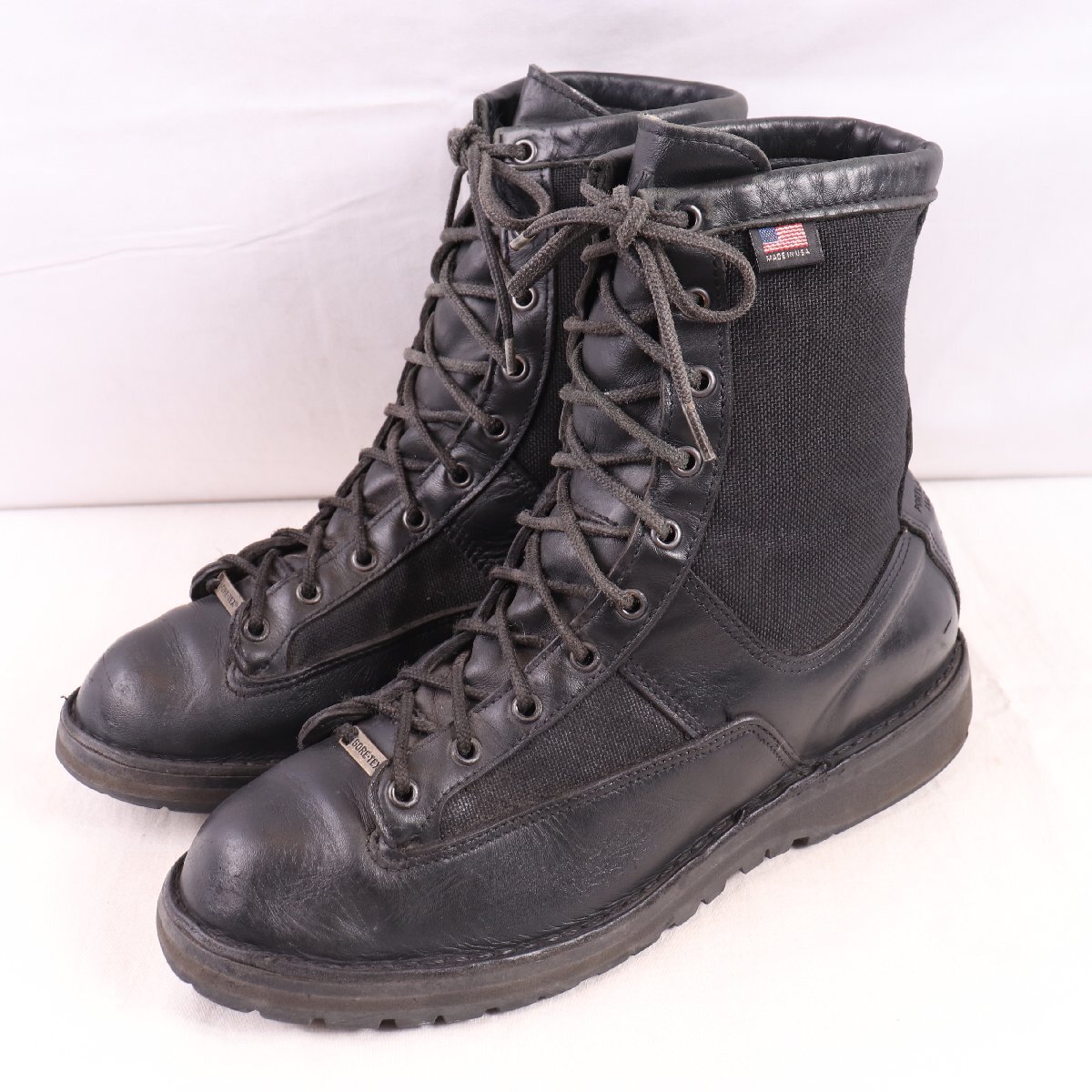 ダナー US 11 D アケーディア ゴアテックス DANNER ACADIA 21210 黒 ブラック ブーツ レザー トレッキング 中古 古着 eb1974拍卖