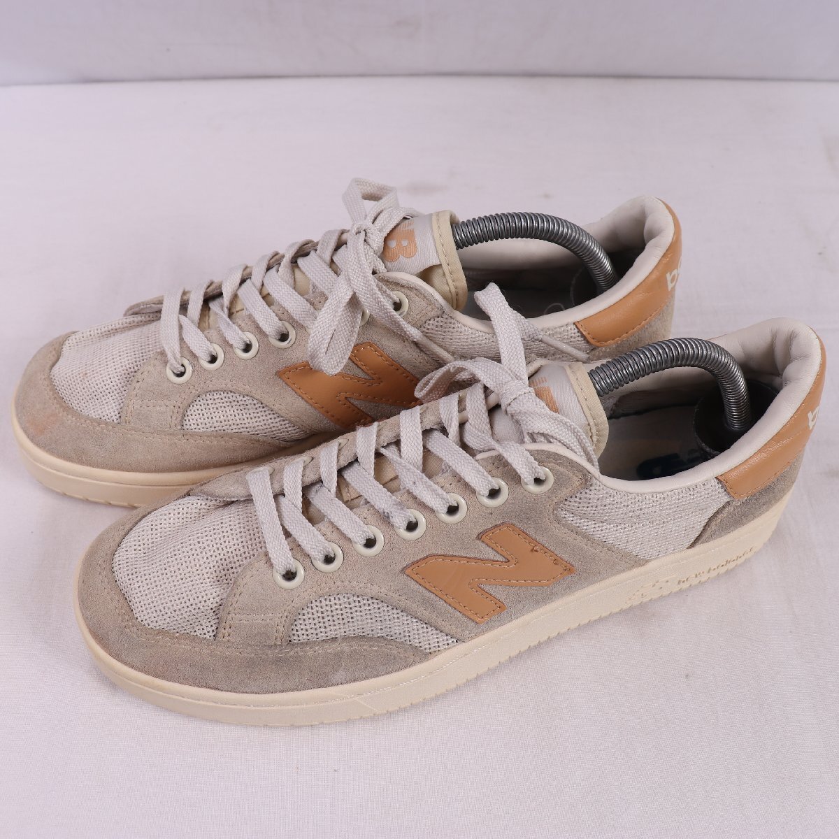 PROCTCTM ニューバランス 26.5cm/new balance 灰 グレー ベージュ 中古 古着 メンズ スニーカー yy7172拍卖