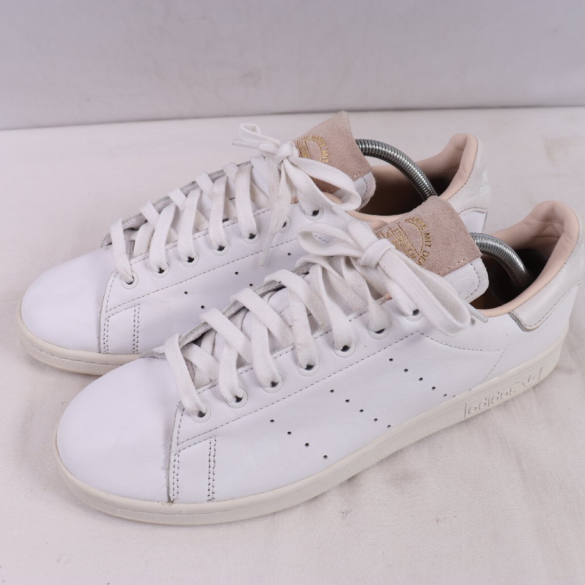 STAN SMITH 27.0cm/adidas スタンスミス アディダス スニーカー 白 ホワイト ベージュ 中古 古着 メンズ ad6844拍卖