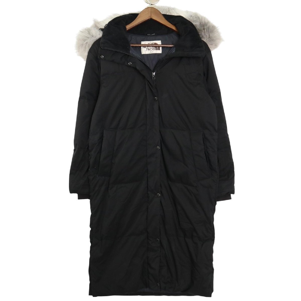 ノースフェイス ロング ダウンコート 90/M ブラック THE NORTH FACE Long Down Coat ダウンジャケット 中古 古着 nj10拍卖