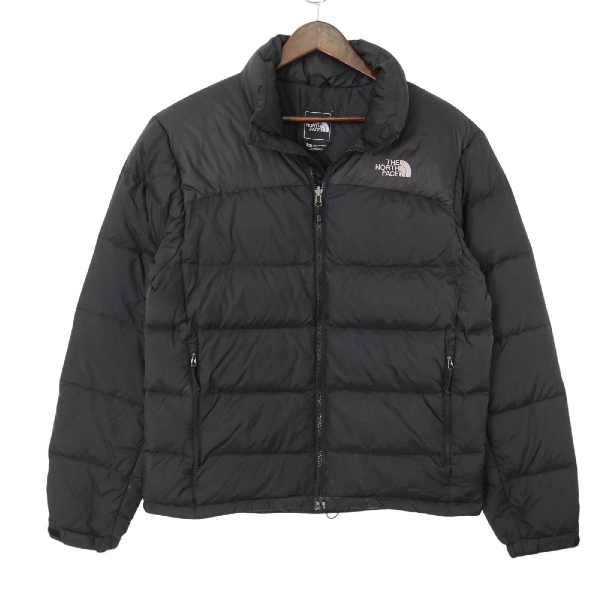 ノースフェイス メンズ S/P メンズS-Mサイズ 700フィル THE NORTH FACE Aconcagua Down Jacket 黒 ブラック ダウンジャケット 古着 nj24拍卖