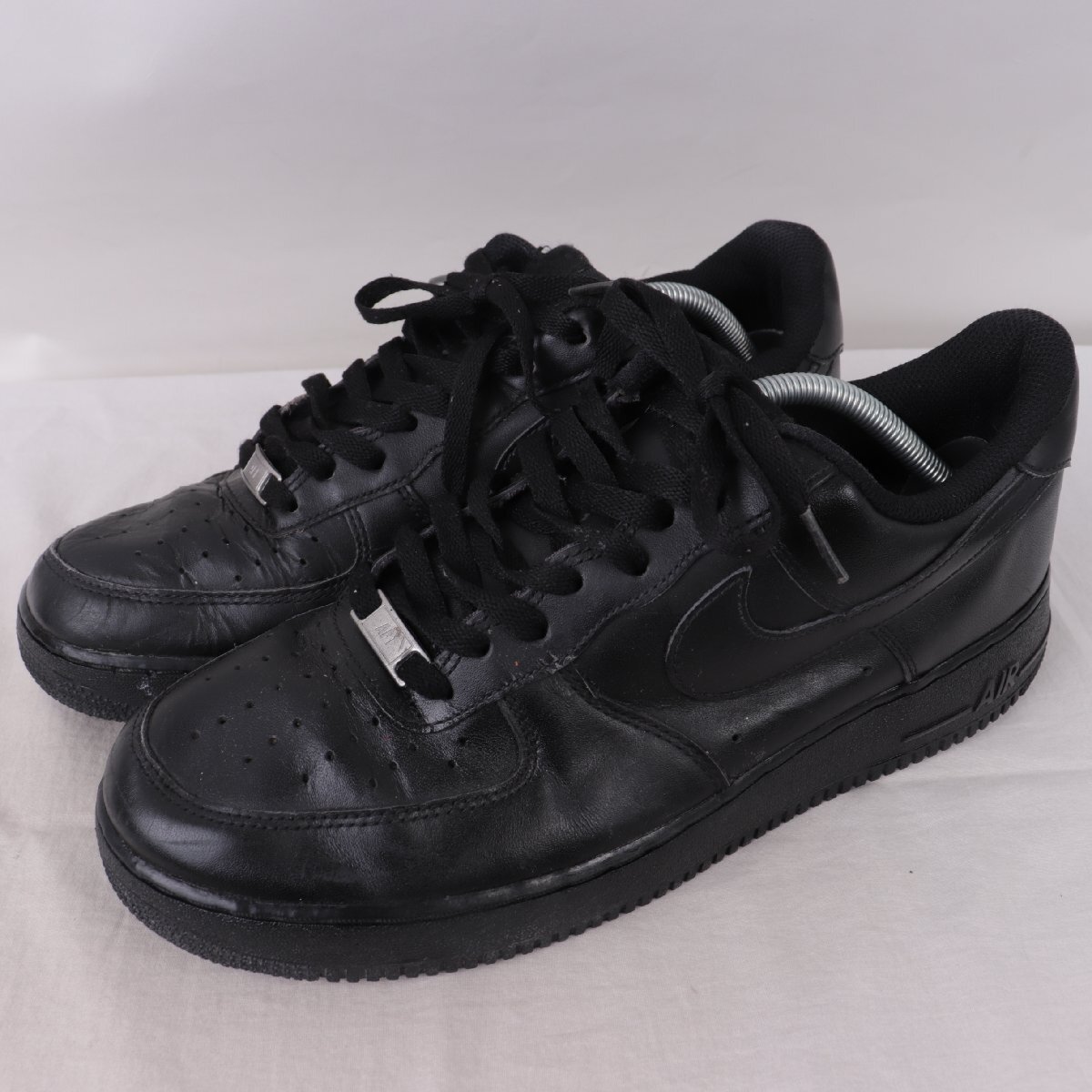 AIR FORCE 1 07 28.0cm /NIKE エアフォース1 07 ナイキ 古着 中古 黒 オールブラック メンズ スニーカー xx9467拍卖