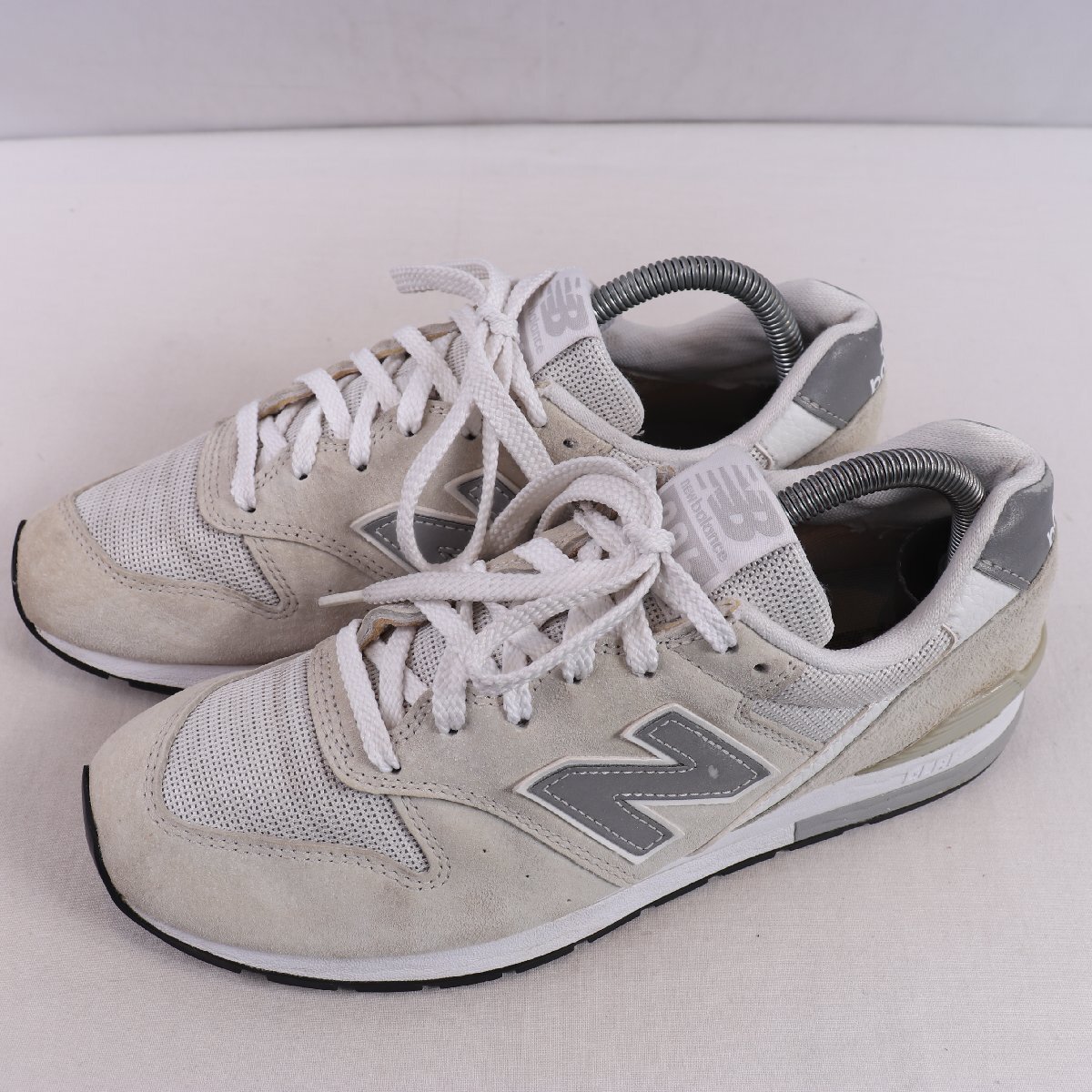 996 ニューバランス 25.0cm/new balance ライトグレー 銀 シルバー 中古 古着 メンズ スニーカー yy7258拍卖