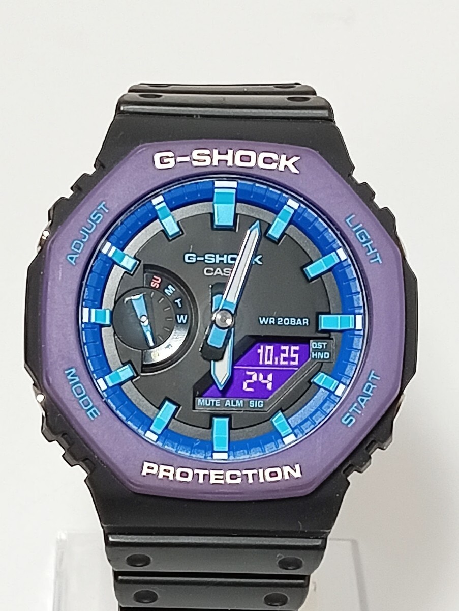 1円【良品/稼働】G-SHOCK ジーショック 腕時計 GA-2100THS-1AJR スローバック Throwback 1990s カーボンコアガード拍卖