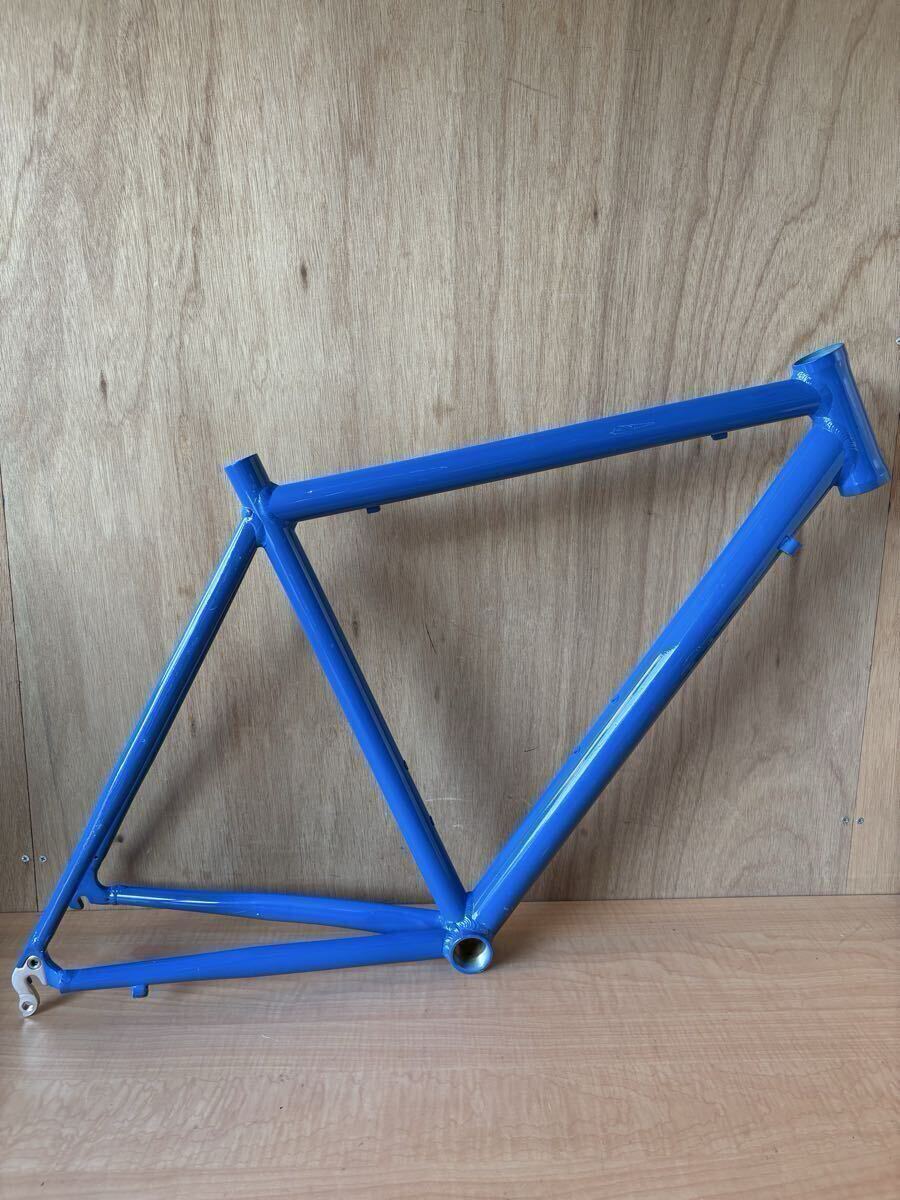 ④ロードバイク アルミフレーム ノンブランド フレーム フロントフォーク無し 自転車屋 中古フレーム カスタム 自転車パーツ拍卖