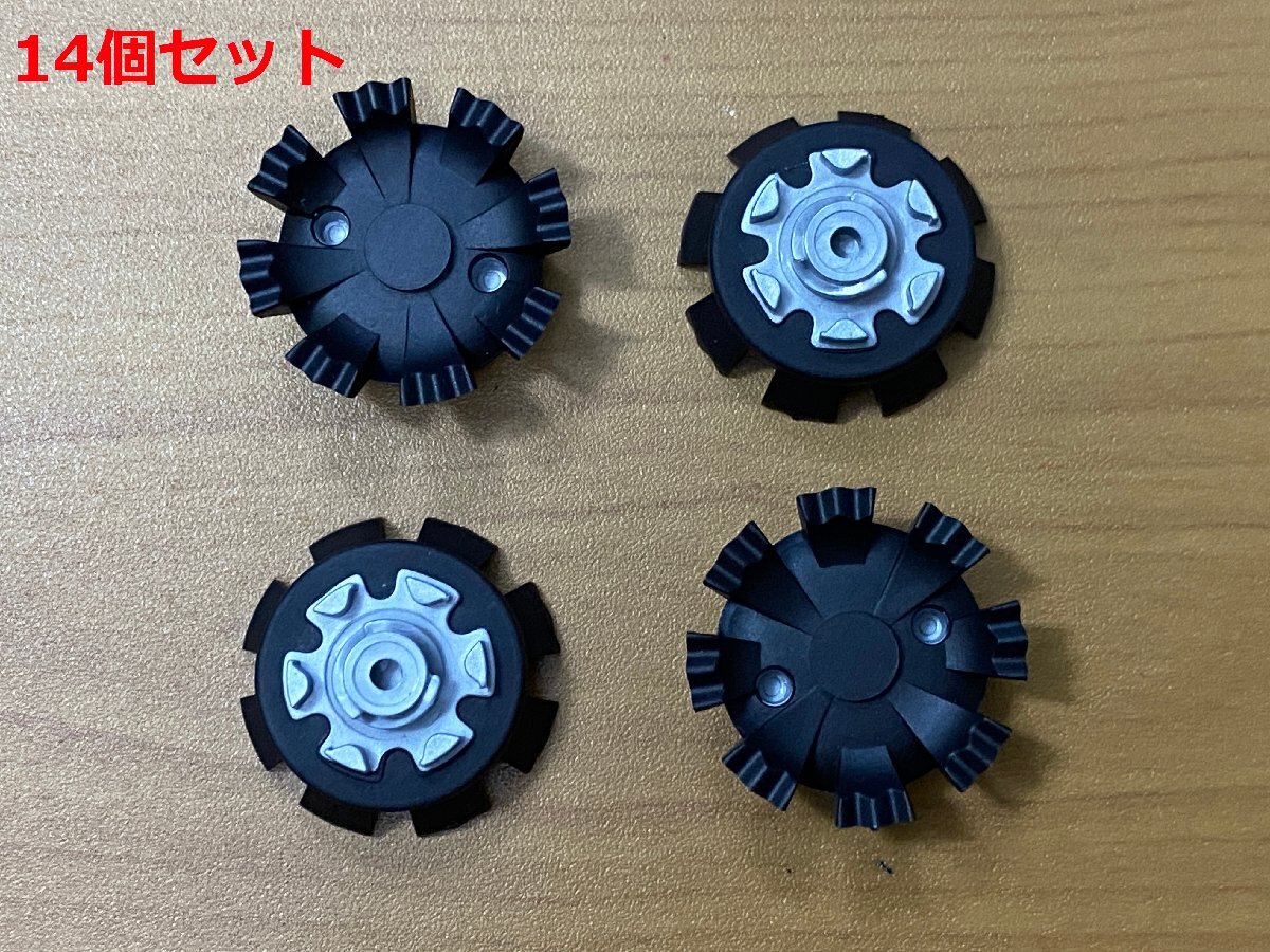 特価☆ゴルフスパイク スパイク鋲 14個セット 黒/灰 fasttwist3.0/T-Lok/fasttwist/SLIM-LOK☆新品 拍卖