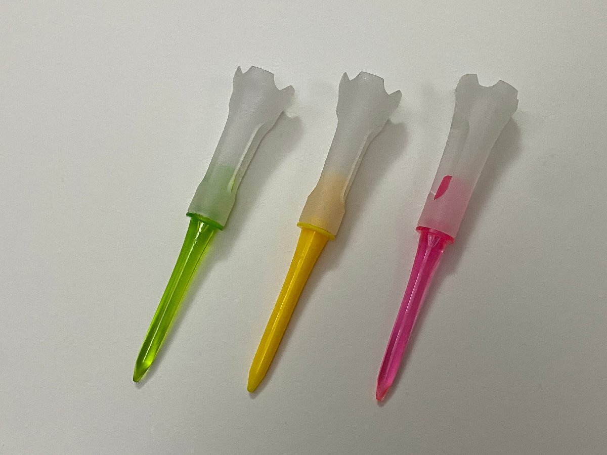 新品☆ゴルフティー 折れにくい 紛失しにくい 3本セット定形外郵便可拍卖