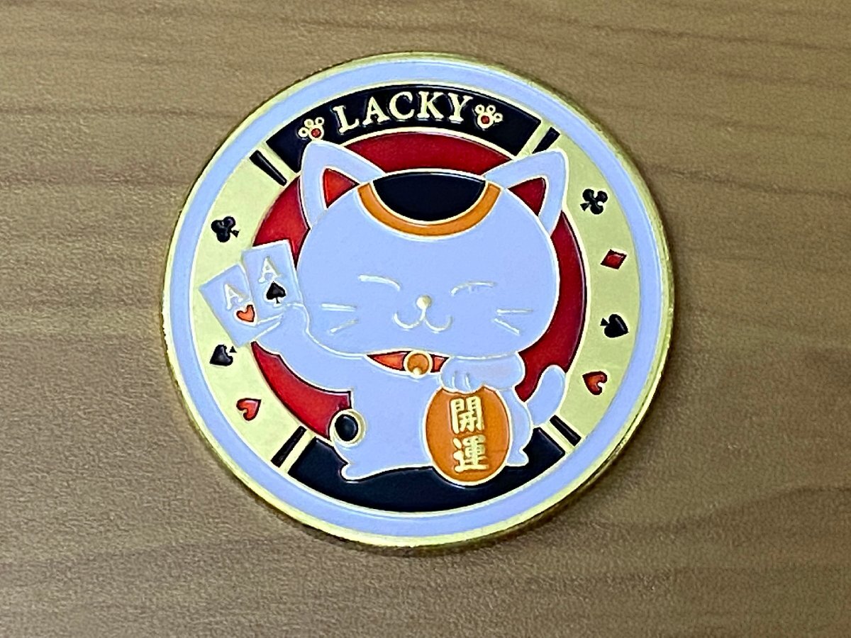 新品☆ボールマーカーに! メタルコインレプリカS☆送料無料 クリアーケース付☆拍卖