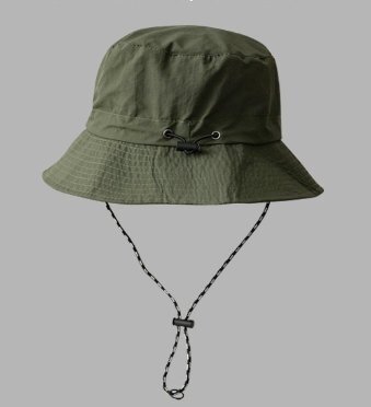 新品★撥水パッカブルハット バケットハット サファリハット コンパクトに折りたたみ 急な雨に レインキャップ オリーブ★特価 拍卖