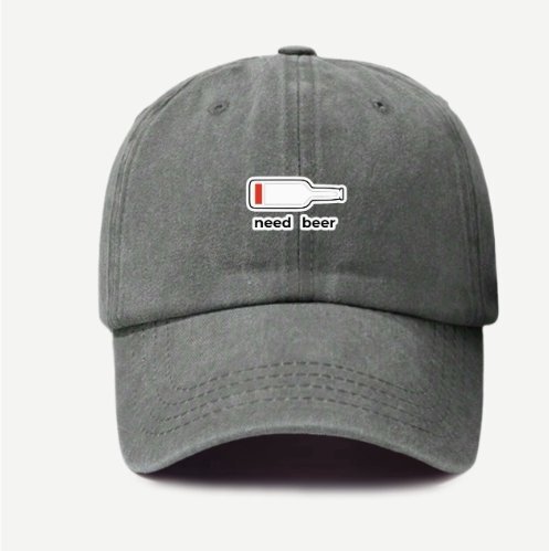 新品★デザインキャップ need beer 灰★特価 拍卖