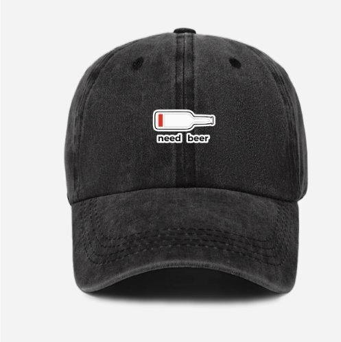 新品★デザインキャップ need beer 黒★特価 拍卖