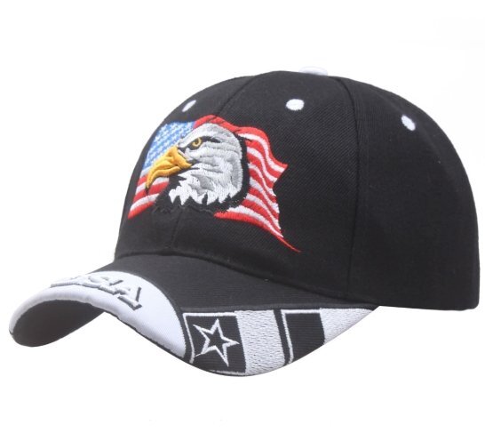 新品★デザインキャップ USA 黒★特価 拍卖