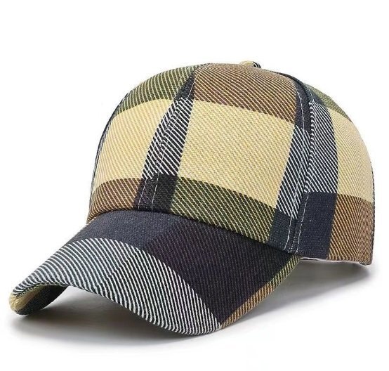 新品★デザインキャップ 四角柄 ベージュ系 ★特価 拍卖