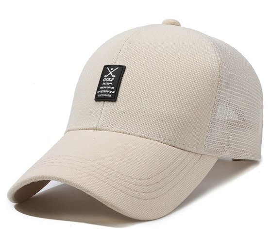 新品★メッシュキャップ GOLF クリーム★特価 拍卖