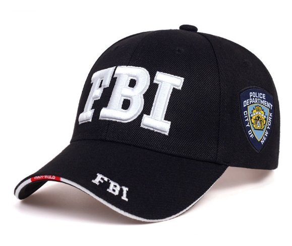 新品★デザインキャップ FBI 黒★特価 拍卖
