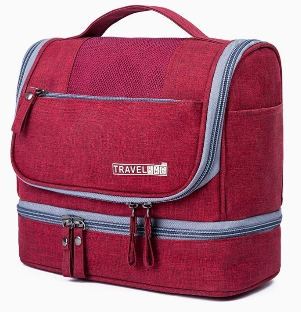 新品☆軽量小型トラベルバック ラウンドバック・小物・手荷物入れに ワイン☆ 下段に丁度ボールが1ダース入ります。拍卖