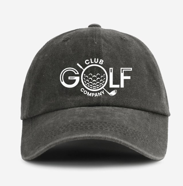 新品★デザインキャップ GOLF  濃灰★特価 拍卖