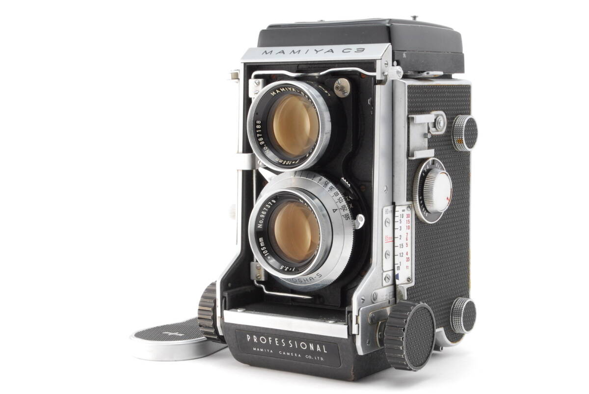 《 美品 》 Mamiya C3 Pro TLR 6x6 Film Camera Sekor 105mm f/3.5拍卖