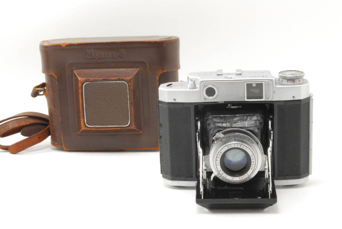 《美品・動作品》 Mamiya 6 IV Rangefinder 6x6 Film Camera Zuiko 7.5cm F3.5 拍卖