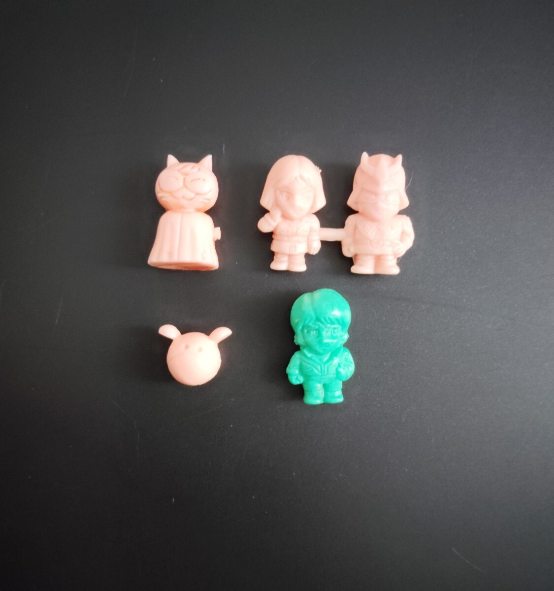 カミーユ ハロ ニャゴ神 シャア・アズナブル & セイラ・マス 青色 ガン消し / SDガンダム ガシャポン戦士 消しゴム 人形 フィギュア 森永拍卖