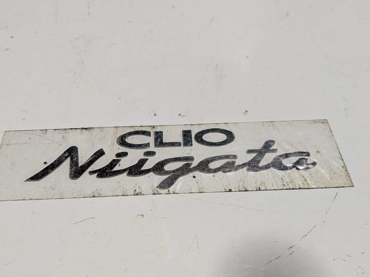 非売品CLIONIIGATAクリオ新潟抜文字ステッカー高速有鉛ホンダカーズハチマルヒーローNSXシビックオデッセインテグライフNBOXステップワゴン拍卖