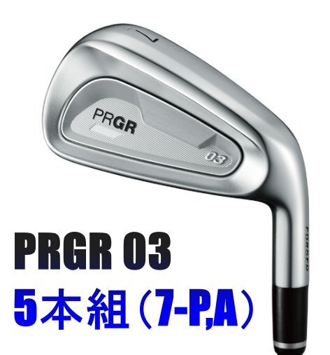 ■新品!2025 PRGR 03 プロギア 03 アイアン 5I (7-9.PW,AW) N.S.PRO 850GH neo (S) 日本正規品拍卖