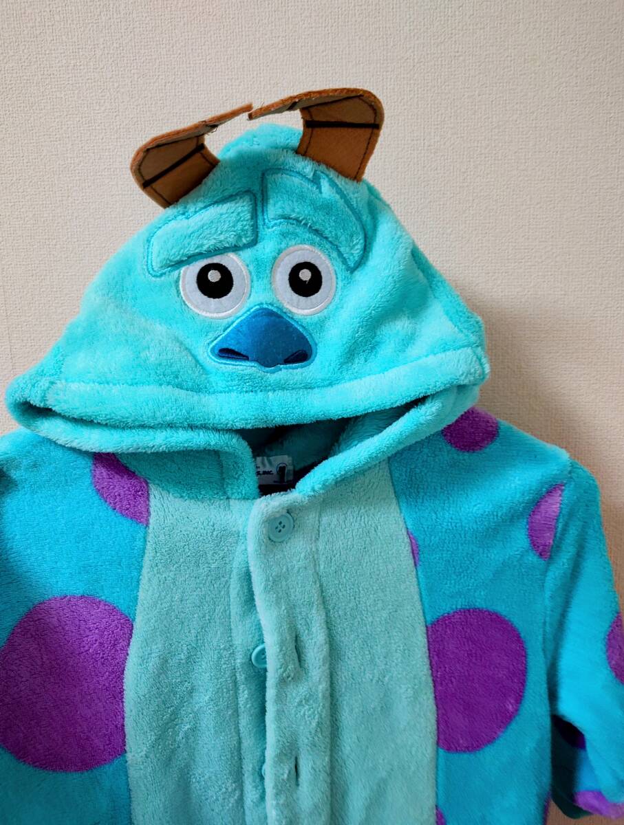 モンスターズインク サリー/コスチューム コスプレ 衣装 コス服 キッズ 子供 着ぐるみ 男女兼用110cm 防寒 アウター PIXAR ディズニー 拍卖