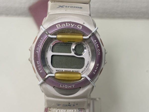 Y541-X12-228◎CASIO カシオ Baby-G BGX-120 デジタル クォーツ 腕時計 現状品①◎拍卖
