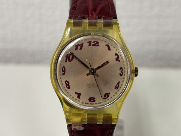 Y506-X6-1360◎swatch スウォッチ レディース クォーツ 腕時計 現状品①◎拍卖