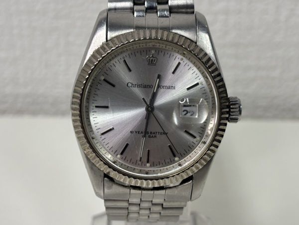 Y399-X12-256◎Christiano Domani ドマーニ CD-4070 メンズ クォーツ 腕時計 現状品①◎拍卖